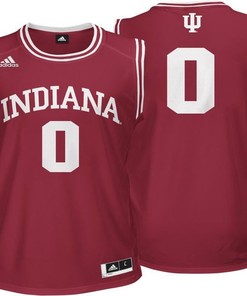 Indiana Hoosiers #0 Crimson Basketball Jersey