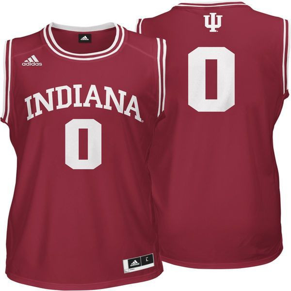 Indiana Hoosiers #0 Crimson Basketball Jersey