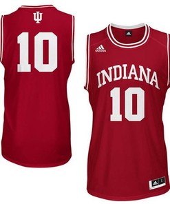 Indiana Hoosiers #10 Crimson Basketball Jersey