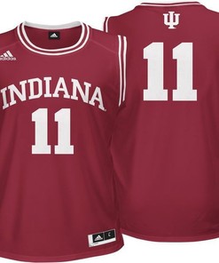 Indiana Hoosiers #11 Crimson Basketball Jersey