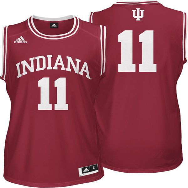 Indiana Hoosiers #11 Crimson Basketball Jersey