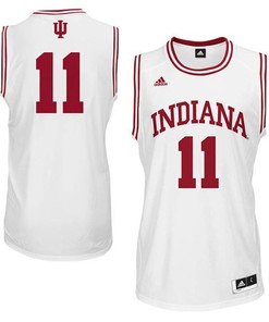 Indiana Hoosiers #11 White Basketball Jersey