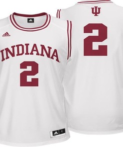 Indiana Hoosiers #2 White Basketball Jersey