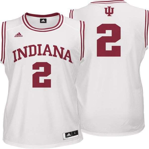 Indiana Hoosiers #2 White Basketball Jersey