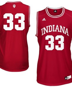 Indiana Hoosiers #33 Crimson Basketball Jersey