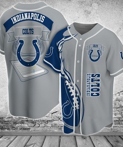 Indianapolis Colts Team Baseball Jersey Shirt for Game Day