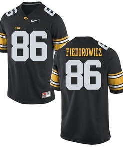 Iowa Hawkeyes Black C.J. Fiedorowicz Player Football Jersey