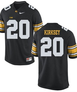 Iowa Hawkeyes Black Christian Kirksey Player Football Jersey