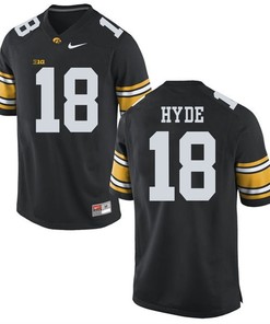 Iowa Hawkeyes Black Micah Hyde Player Football Jersey