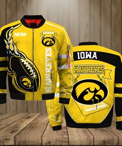 Iowa Hawkeyes Jacket 3D Printed Fire Ball