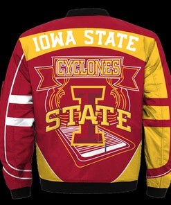 Iowa State Cyclones Jacket 3D Printed Fire Ball