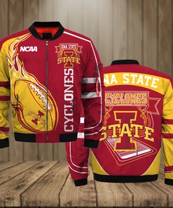 Iowa State Cyclones Jacket 3D Printed Fire Ball