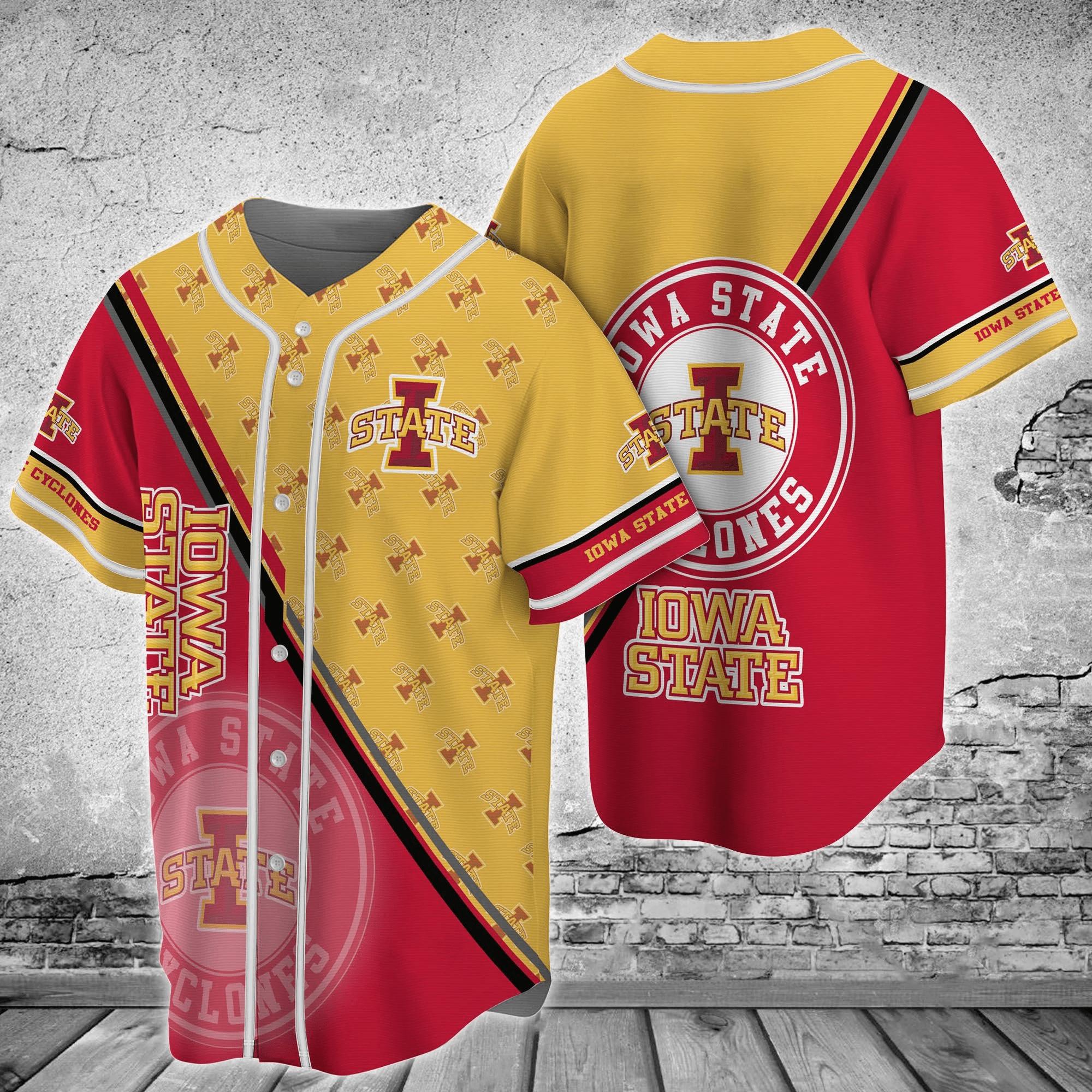Iowa State Cyclones NCAA Baseball Jersey Shirt For Fans