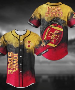 Iowa State Cyclones NCAA Baseball Jersey Shirt Grenade