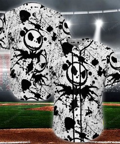 Jack Skellington Personalized 3d Baseball Jersey Limited 22