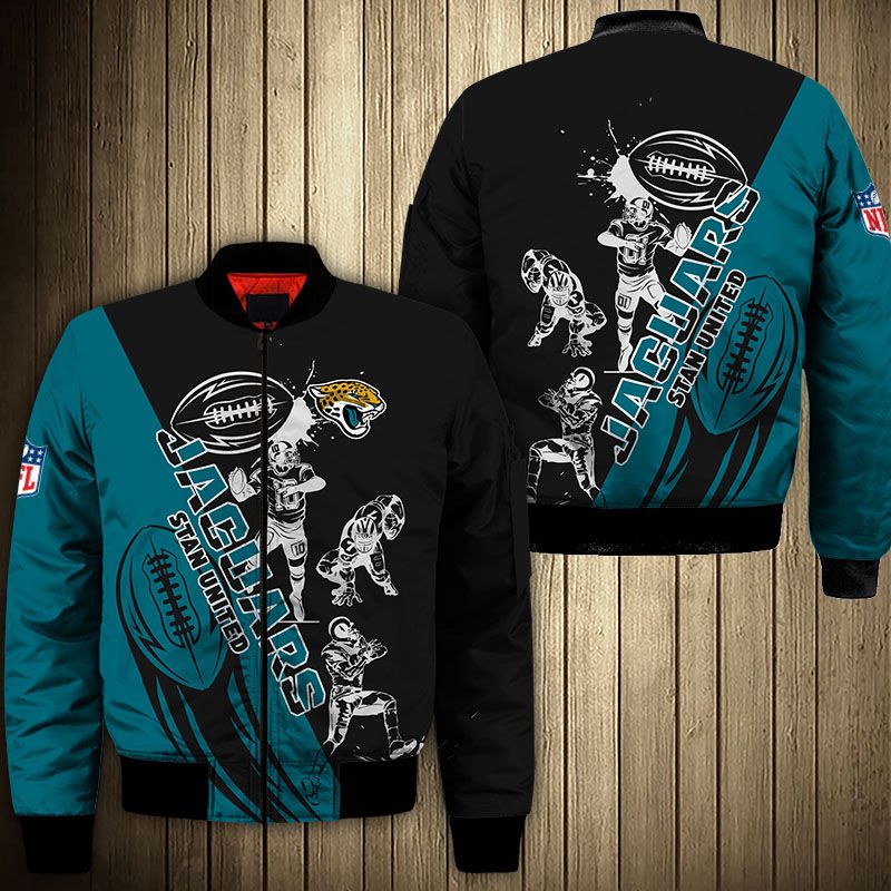 Jacksonville Jaguars Jacket Graphic Cartoon Athlete Ball Star