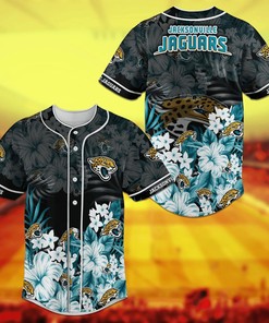 Jacksonville Jaguars NFL Baseball Jersey Shirt for Fans