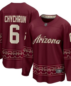 Jakob Chychrun 6 Arizona Coyotes Alternate 2022/23 Premier Breakaway Men Jersey - Garnet