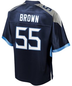 Jayon Brown Tennessee Titans Nfl Pro Line Team Player Jersey - Navy