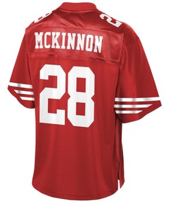 Jerick Mckinnon San Francisco 49ers Nfl Pro Line Youth Team Color Player Jersey - Scarlet