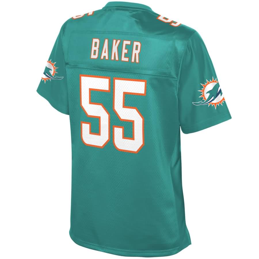Jerome Baker Miami Dolphins Nfl Pro Line Womens Player Jersey - Aqua