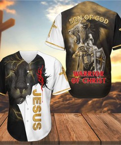 Jesus Son Of Gof And Warrior Of Christ 3d Personalized 3d Baseball Jersey va