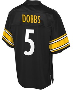 Joshua Dobbs Pittsburgh Steelers Nfl Pro Line Team Color Player Jersey - Black