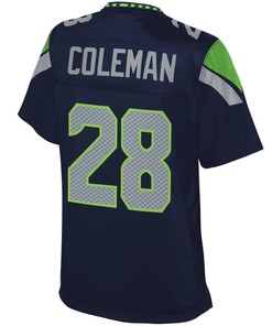 Justin Coleman Seattle Seahawks Nfl Pro Line Womens Home Player Jersey - College Navy