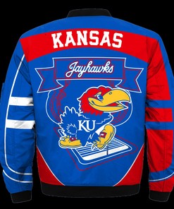 Kansas Jayhawks Jacket 3D Printed Fire Ball