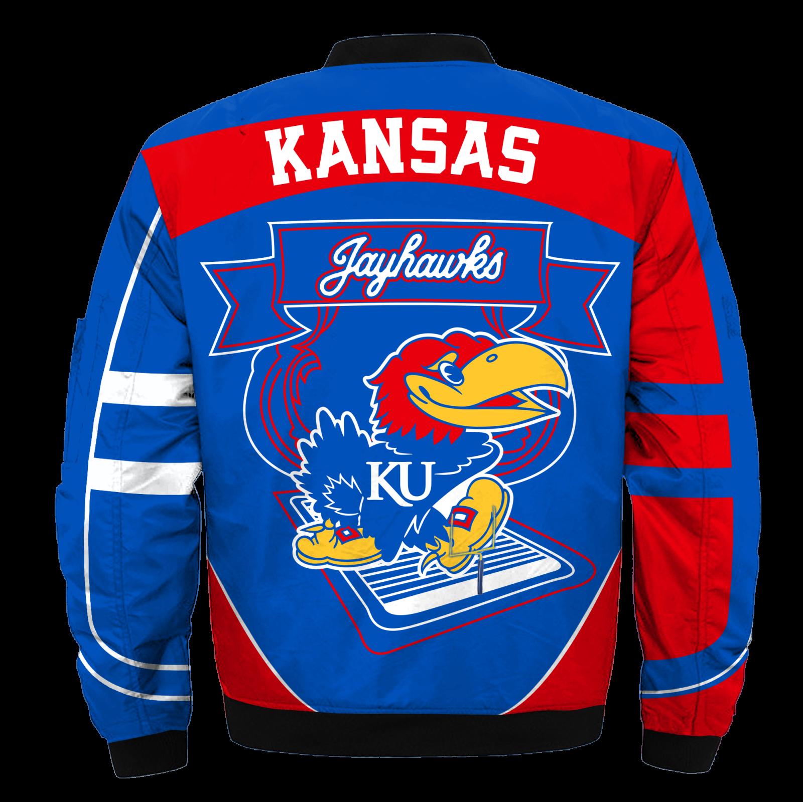 Kansas Jayhawks Jacket 3D Printed Fire Ball