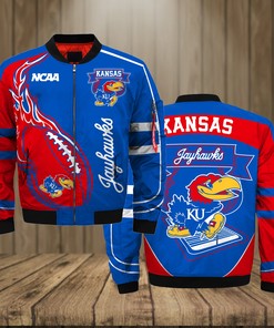 Kansas Jayhawks Jacket 3D Printed Fire Ball