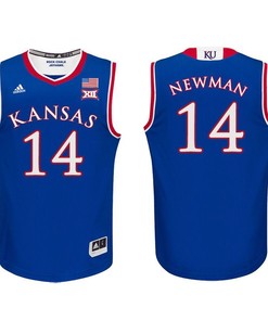 Kansas Jayhawks Royal Malik Newman Basketball Jersey