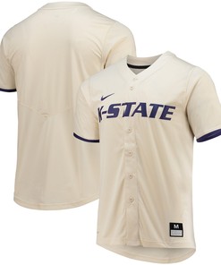 Kansas State Wildcats Replica Baseball Jersey - Natural Ncaa