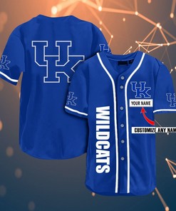 Kentucky Wildcats Personalized Name Ncaa Fans Team 3d Customization Gifts Baseball Jersey