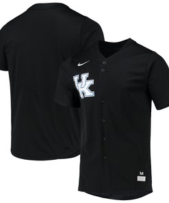 Kentucky Wildcats Replica Baseball Jersey - Black Ncaa