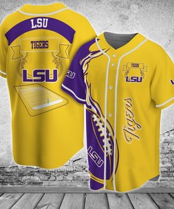 LSU TIGERS NCAA Baseball Jersey Shirt Classic