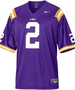 LSU Tigers #2 Rueben Randle Purple Football Jersey