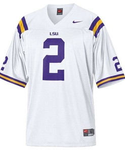 LSU Tigers #2 Rueben Randle White Football Jersey