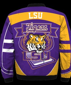 LSU Tigers Jacket 3D Printed Fire Ball