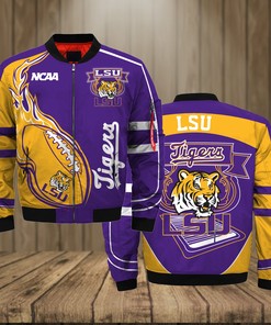 LSU Tigers Jacket 3D Printed Fire Ball