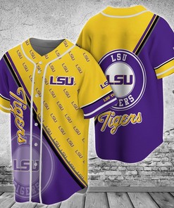 LSU Tigers NCAA Baseball Jersey Shirt for Fans