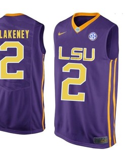 LSU Tigers Purple Antonio Blakeney NCAA Basketball Jersey