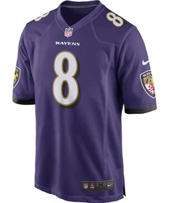 Lamar Jackson Baltimore Ravens 2018 Nfl Draft First Round Pick #2 Game Jersey - Purple
