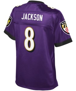 Lamar Jackson Baltimore Ravens Nfl Pro Line Womens Player Jersey - Purple