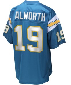 Lance Alworth Los Angeles Chargers Nfl Pro Line Retired Player Jersey - Powder Blue
