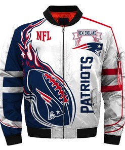 Latest Design 2019 Bomber Jacket Custom New England Patriots Jacket
