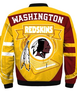 Latest Design 2019 NFL Bomber Jacket Custom Washington Redskins Starter Jacket