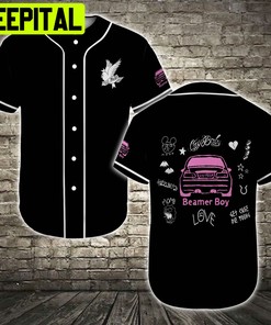 Love PEEP BASEBALL SHIRT 3D Design All Over Printed Trending Baseball Jersey
