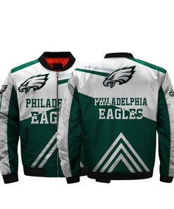 Low Price NFL Jacket Men Philadelphia Eagles Bomber Jacket