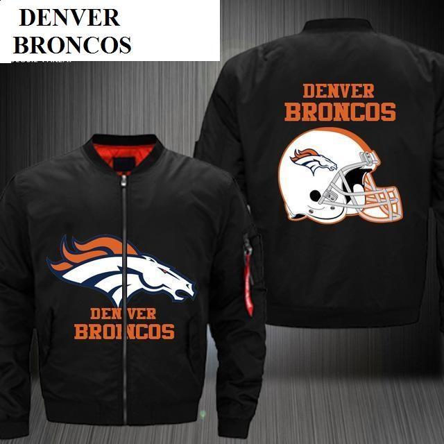 Low Price NFL Jackets Men Denver Broncos Bomber Jacket